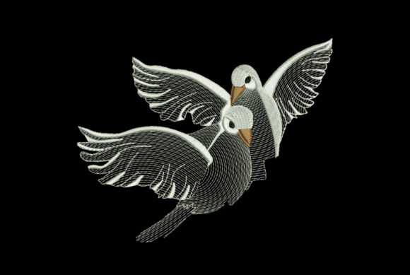 Doves of Peace: A Seasonal Embroidery Review