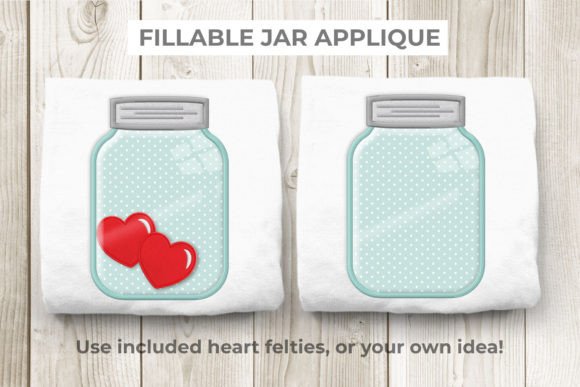 Fillable Canning Jar Applique: A Designer Review