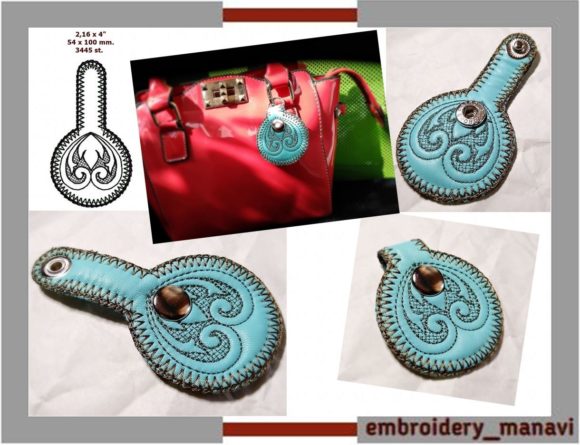 Key Fob: A Seasonal Embroidery Review