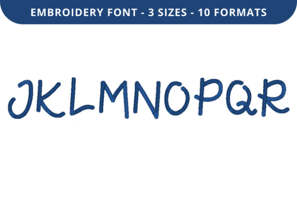 Review: Atilla the Hug Font J to R for Embroidery