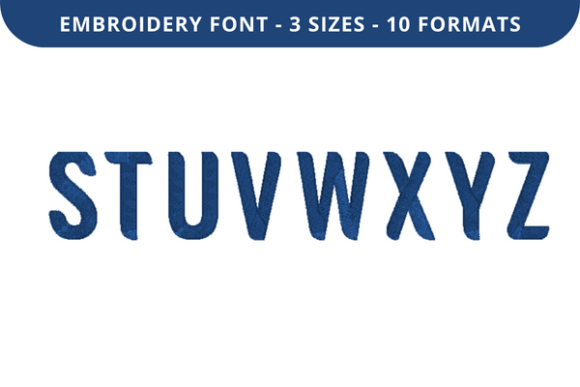 Review: Experimunich Font S to Z for Embroidery